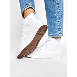 Converse Sneakers aus Stoff Converse Chuck Taylor All Star Classic 1U646 Weiß
