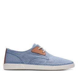 

Туфлі Clarks Gereld Tie 26171671 Blue Textile, Голубий