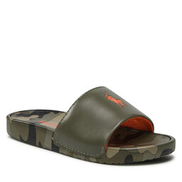 Polo Ralph Lauren Šlepetės Polo Ralph Lauren Cayson RF103349 Olive/Camo/Org