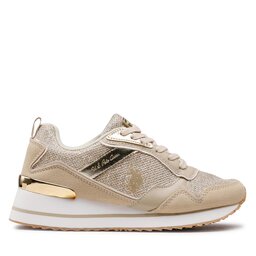 

Снікерcи U.S. Polo Assn. Fey003A Shiny FEY003W/BHT1 Bei, Бежевий