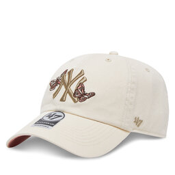 47 Brand Шапка с козирка 47 Brand MLB New York Yankees Icon Alt ’47 CLEAN UP B-ICACL17GWS Бежов