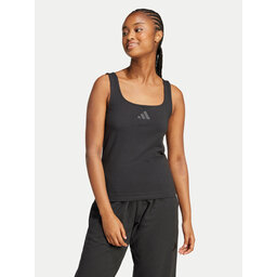 adidas adidas Marškinėliai All SZN Luxe JJ2336 Juoda Slim Fit