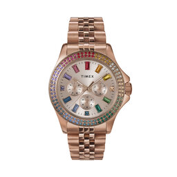 Timex Часовник Timex Trend Kaia TW2W34200 Розово злато