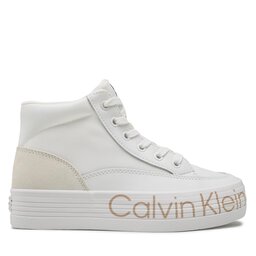 

Снікерcи Calvin Klein Jeans Vulc Flatf Mid Wrap Around Logo YW0YW00865 White YBR, Білий