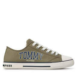 

Кеди Tommy Hilfiger Low Cut Lace-Up Senaker T3X4-32208-1352 S Military Green 414, Зелений