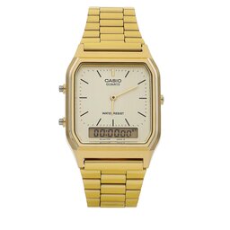 Casio Часовник Casio Vintage AQ-230GA-9DMQYES Златист
