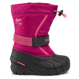 

Снігоходи Sorel Childrens Flurry NC1965 Deep Blush/Tropic Pink 684, Рожевий