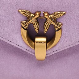

Сумка Pinko Cupido Messenger Mini Suede AI 23-24 PCPL 101749 A0F6 Tulipano Viola Y48Q, Фіолетовий