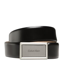 Calvin Klein Cintura da uomo Calvin Klein Pyramid Plaque 35Mm K50K510220 Ck Black BAX
