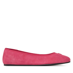 Tommy Hilfiger Балеринки Tommy Hilfiger Th Hardware Suede Ballerina FW0FW08655 Розов