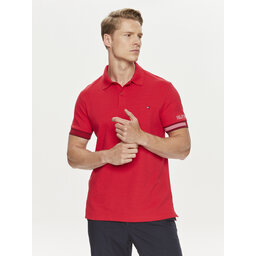 Tommy Hilfiger Tommy Hilfiger Polo Flag MW0MW34780 Rojo Slim Fit
