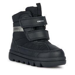 Geox Sněhule Geox B Willaboom Boy B Ab B365BG 0FU54 C9999 M Black