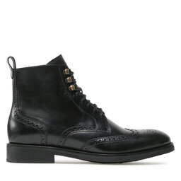 Lord Premium Μπότες Lord Premium Boots Brogues 5601 Μαύρο