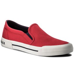 Tommy Hilfiger Teniszcipő Tommy Hilfiger Heritage Textile Slip On Sneaker FM0FM01359 Tango Red 611