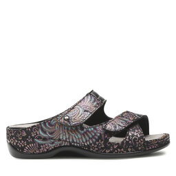 

Шльопанці Berkemann Janna 01027 Neon-Paisley/Schwarz, Чорний