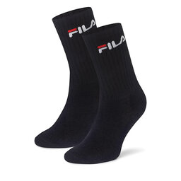 Fila Skarpety Wysokie Męskie Fila F4401-AW24 (2-pack) Czarny