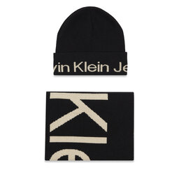 Calvin Klein Jeans Σετ Κασκόλ και Σκούφος Calvin Klein Jeans Gifting Mono Beanie/Scarf K60K611421 Black BDS