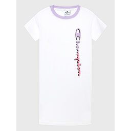Champion Champion Vsakodnevna obleka 404672 Bela Regular Fit