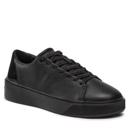 Calvin Klein Сникърси Calvin Klein Low Top Lace Up Lth/Br HM0HM00824 Triple Black 0GL