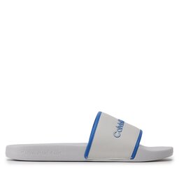 

Шльопанці Calvin Klein Jeans Slide Institutional YM0YM00360 Oyster Mushroom/Imperial Blu 0IS, Сірий