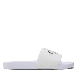 

Шльопанці Calvin Klein Jeans Slide Monogram Co YW0YW00103 White YBR, Білий