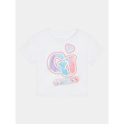 Guess Guess Camiseta K4RI28 K8HM0 Blanco Boxy Fit
