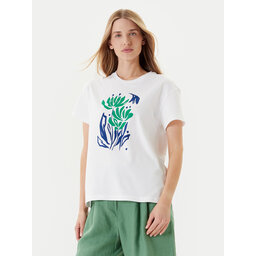United Colors Of Benetton United Colors Of Benetton Marškinėliai 3BL0D10AK Balta Regular Fit