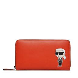 KARL LAGERFELD Stor damplånbok KARL LAGERFELD 230W3213 A497 Poppy Red