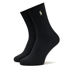 Polo Ralph Lauren Skarpety wysokie damskie Polo Ralph Lauren 455846847012 Czarny