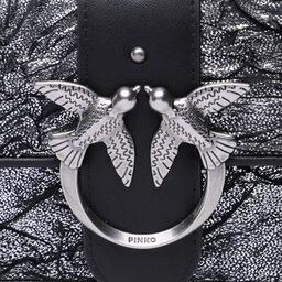 

Сумка Pinko Love One Mini Cl PE 23 PLTT 100059 A0F9 Silver ZZFO, Срібний