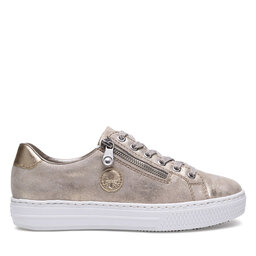 Rieker Sneakersy Rieker L59L8-62 Zlatá