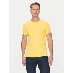 Tommy Hilfiger Tommy Hilfiger Póló MW0MW10800 Sárga Slim Fit