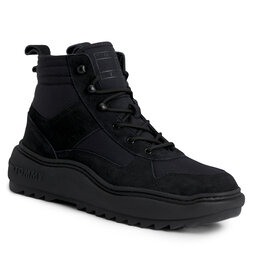 Tommy Jeans Μποτίνια Tommy Jeans Tjm Mix Material Boot EM0EM01245 Black BDS