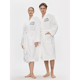KARL LAGERFELD KARL LAGERFELD Chalatas Unisex 215M2180 Balta Regular Fit