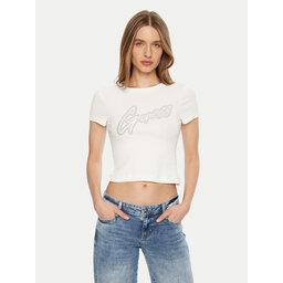 Guess Guess Póló W5RI68 KA0H1 Fehér Regular Fit
