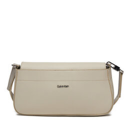 Calvin Klein Torebka Calvin Klein Business Shoulder Bag_Saffiano K60K611680 Écru
