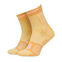 Compressport Skarpety wysokie unisex Compressport Pro Racing Socks v4.0 Trail XU00048B Żółty
