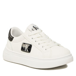 Calvin Klein Jeans Sneakers Calvin Klein Jeans Low Cut Lace-Up Sneaker V3X9-80562-1355 M White/Black X002