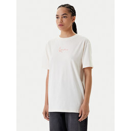 Karl Kani Karl Kani Marškinėliai Signature Cherry Print PD00005460 Balta Oversize