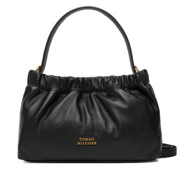 Tommy Hilfiger Сумка Tommy Hilfiger Soft Leather Mini Crossover AW0AW18306 Чорний
