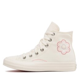 

Кеди Converse Ctas Hi A05195C Egret/Sunrise Pink/Black, Білий