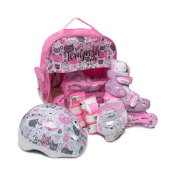 

Комлпект ролики з аксесуарами Tempish Baby Skate Set 1000000008 Różowo Białe, Рожевий