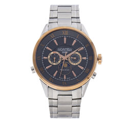 Roamer Klocka Roamer Superior Moonphase 508821 47 53 50 Silver