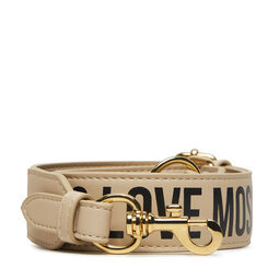 LOVE MOSCHINO Přídavný popruh na kabelku LOVE MOSCHINO JC6404PP1LLV111A Béžová