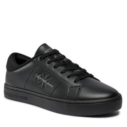 Calvin Klein Jeans Sneakers Calvin Klein Jeans Classic Cupsole Low Laceup Lth YM0YM00864 Triple Black 0GT