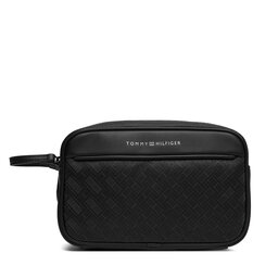 Tommy Hilfiger Kosmetiktasche Tommy Hilfiger Th Modern Monogram Washbag AM0AM14828 Schwarz