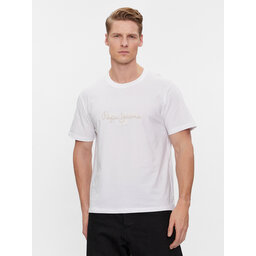 Pepe Jeans Pepe Jeans Camiseta Chris PM509207 Blanco Slim Fit