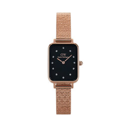 Daniel Wellington Zegarek Daniel Wellington Quadro Lumine Pressed Piano DW00100579 Złoty