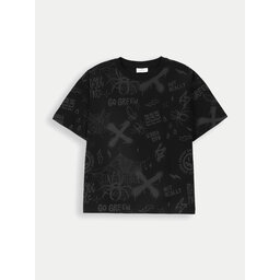 Coccodrillo Coccodrillo T-Shirt ZC4143202GBJ Μαύρο Regular Fit