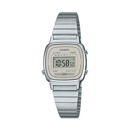 Casio Zegarek Casio Vintage Mini LA670WEA-8AEF Srebrny